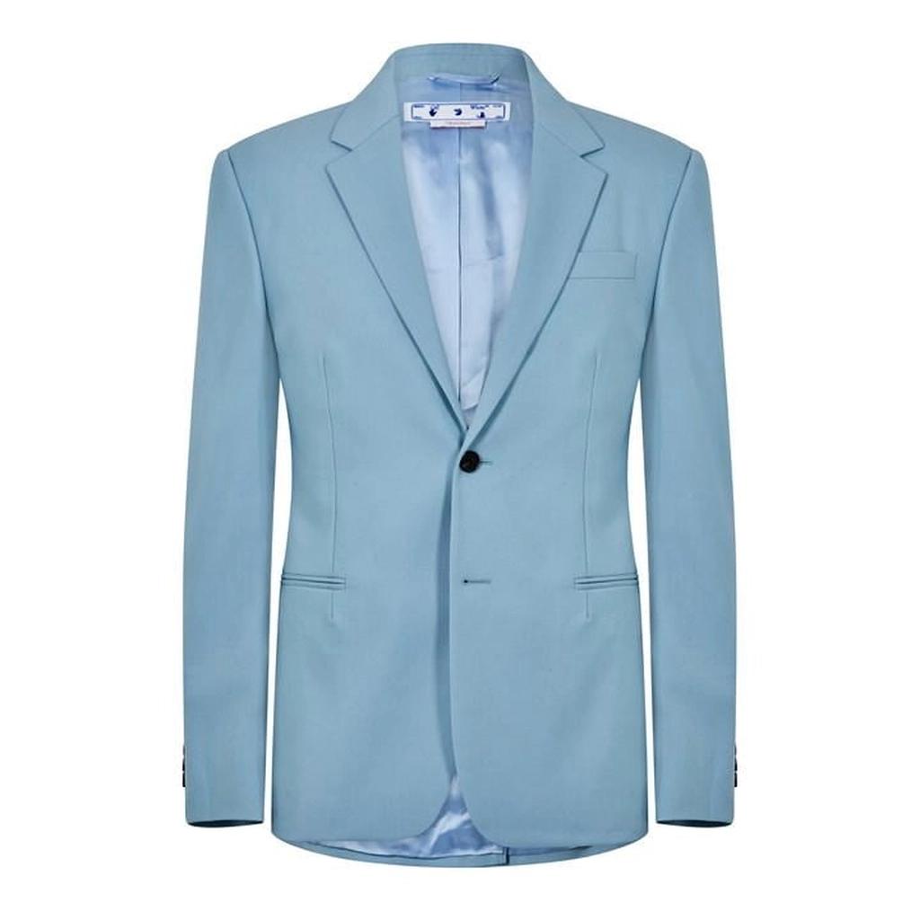 Off White Off Slim Fit Blazer - Blue
